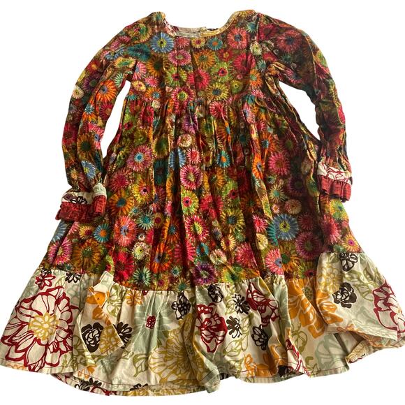 BY CHARLOTTE SNEAD Other - Custom Collection BY CHARLOTTE SNEAD Floral Mixed Print Dress - Size 7